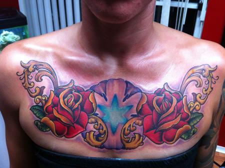 Dewey Smith - Rose Chest Piece